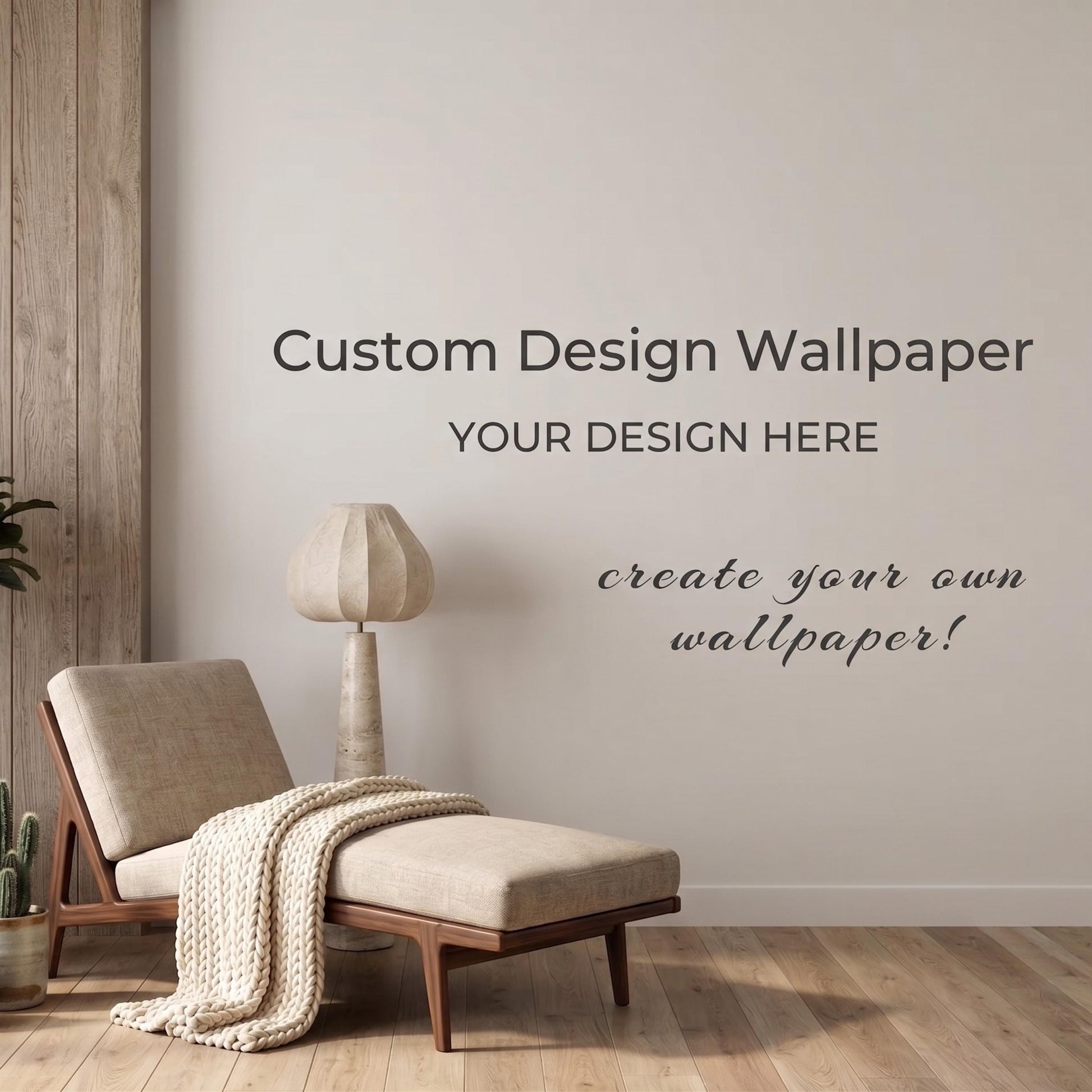 Custom Photo Wallpaper Peel and Stick Wall Mural, Personalized Removable Wallpaper-WP0225